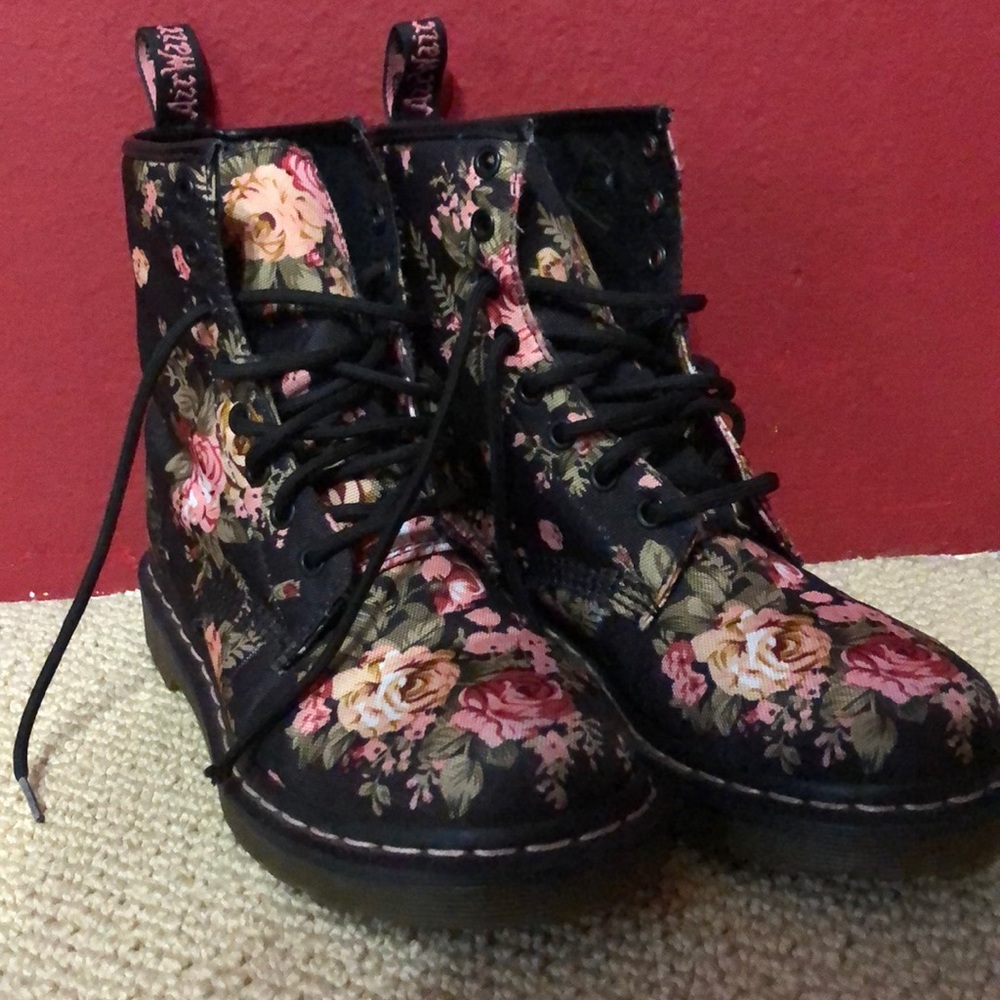 Floral Doc Martens